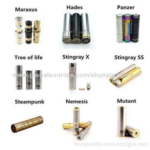 Electronic cigarettes, 4-nine, panzer/akuma/black stingray/caravela/cartel/flip v3/nemesis
